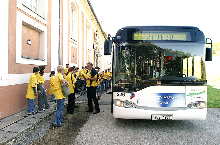 Besuch der Partner und Leuten mit Behinderungen von Oberösterreich, Tag mit Handicap - Tag ohne Barrieren, 9. und 10. September 2006, Foto: © 2006 Lubor Mrázek