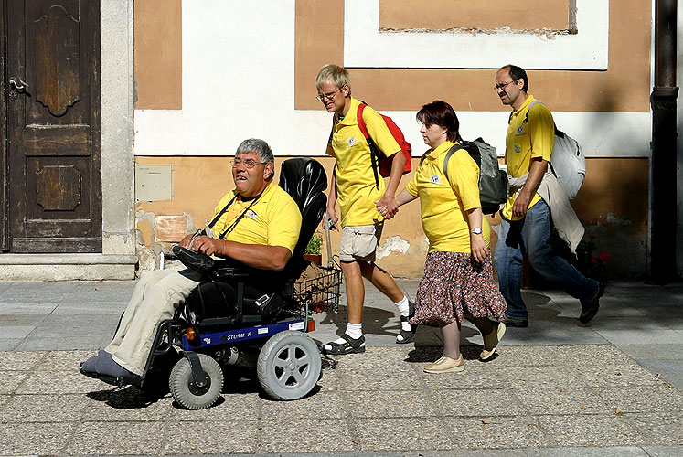 Besuch der Partner und Leuten mit Behinderungen von Oberösterreich, Tag mit Handicap - Tag ohne Barrieren, 9. und 10. September 2006, Foto: © 2006 Lubor Mrázek