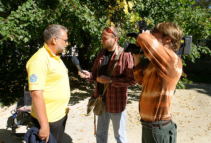 Besuch der Partner und Leuten mit Behinderungen von Oberösterreich, Tag mit Handicap - Tag ohne Barrieren, 9. und 10. September 2006, Foto: © 2006 Lubor Mrázek