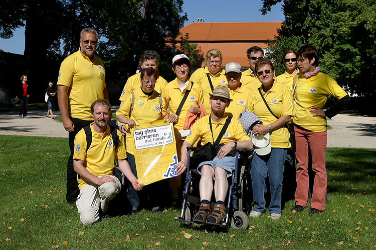 Besuch der Partner und Leuten mit Behinderungen von Oberösterreich, Tag mit Handicap - Tag ohne Barrieren, 9. und 10. September 2006, Foto: © 2006 Lubor Mrázek