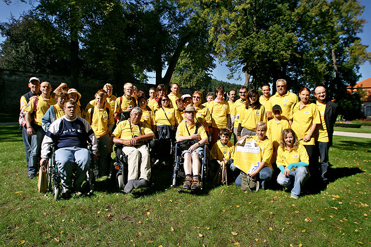 Návštěva partnerů a handicapovaných z Horního Rakouska, Den s handicapem - Den bez bariér, 9. a 10. září 2006, foto: © 2006 Lubor Mrázek