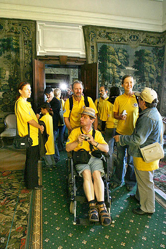 Besuch der Partner und Leuten mit Behinderungen von Oberösterreich, Tag mit Handicap - Tag ohne Barrieren, 9. und 10. September 2006, Foto: © 2006 Lubor Mrázek