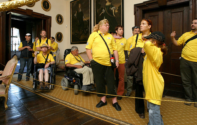 Besuch der Partner und Leuten mit Behinderungen von Oberösterreich, Tag mit Handicap - Tag ohne Barrieren, 9. und 10. September 2006, Foto: © 2006 Lubor Mrázek