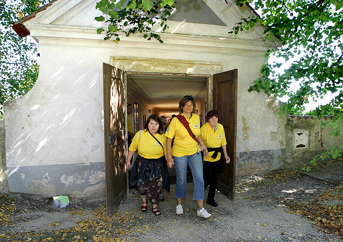 Besuch der Partner und Leuten mit Behinderungen von Oberösterreich, Tag mit Handicap - Tag ohne Barrieren, 9. und 10. September 2006, Foto: © 2006 Lubor Mrázek