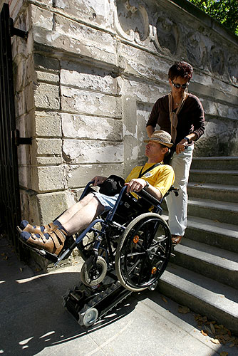 Návštěva partnerů a handicapovaných z Horního Rakouska, Den s handicapem - Den bez bariér, 9. a 10. září 2006, foto: © 2006 Lubor Mrázek