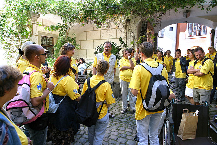 Besuch der Partner und Leuten mit Behinderungen von Oberösterreich, Tag mit Handicap - Tag ohne Barrieren, 9. und 10. September 2006, Foto: © 2006 Lubor Mrázek