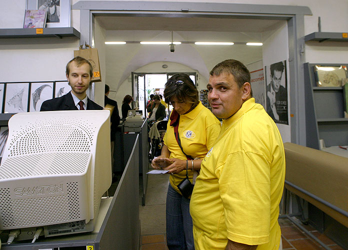 Besuch der Partner und Leuten mit Behinderungen von Oberösterreich, Tag mit Handicap - Tag ohne Barrieren, 9. und 10. September 2006, Foto: © 2006 Lubor Mrázek