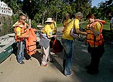 Besuch der Partner und Leuten mit Behinderungen von Oberösterreich, Tag mit Handicap - Tag ohne Barrieren, 9. und 10. September 2006, Foto: © 2006 Lubor Mrázek 