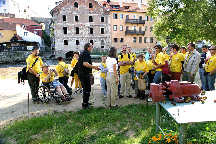 Návštěva partnerů a handicapovaných z Horního Rakouska, Den s handicapem - Den bez bariér, 9. a 10. září 2006, foto: © 2006 Lubor Mrázek