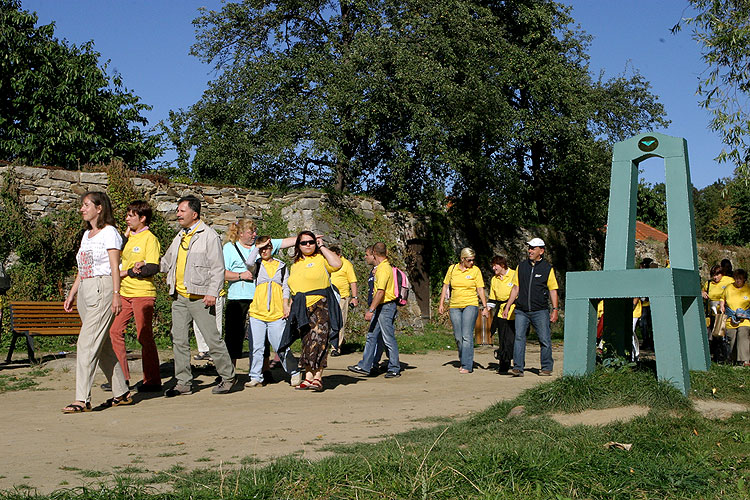 Návštěva partnerů a handicapovaných z Horního Rakouska, Den s handicapem - Den bez bariér, 9. a 10. září 2006, foto: © 2006 Lubor Mrázek