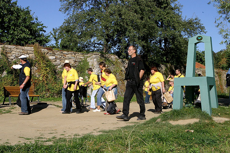 Návštěva partnerů a handicapovaných z Horního Rakouska, Den s handicapem - Den bez bariér, 9. a 10. září 2006, foto: © 2006 Lubor Mrázek