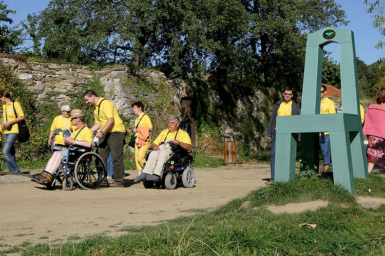 Návštěva partnerů a handicapovaných z Horního Rakouska, Den s handicapem - Den bez bariér, 9. a 10. září 2006, foto: © 2006 Lubor Mrázek