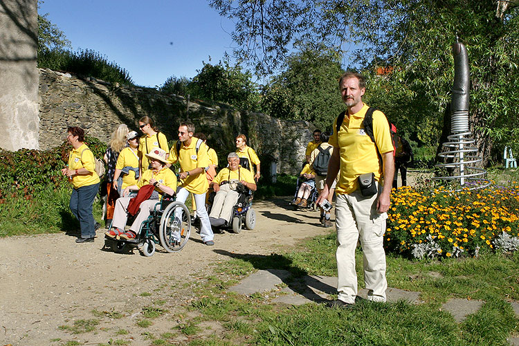 Návštěva partnerů a handicapovaných z Horního Rakouska, Den s handicapem - Den bez bariér, 9. a 10. září 2006, foto: © 2006 Lubor Mrázek