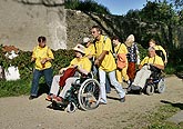 Besuch der Partner und Leuten mit Behinderungen von Oberösterreich, Tag mit Handicap - Tag ohne Barrieren, 9. und 10. September 2006, Foto: © 2006 Lubor Mrázek 