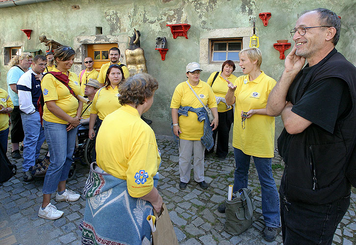 Návštěva partnerů a handicapovaných z Horního Rakouska, Den s handicapem - Den bez bariér, 9. a 10. září 2006, foto: © 2006 Lubor Mrázek