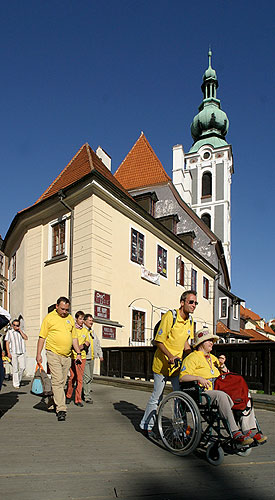 Návštěva partnerů a handicapovaných z Horního Rakouska, Den s handicapem - Den bez bariér, 9. a 10. září 2006, foto: © 2006 Lubor Mrázek