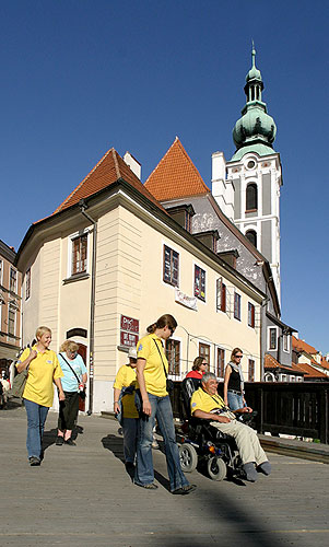 Besuch der Partner und Leuten mit Behinderungen von Oberösterreich, Tag mit Handicap - Tag ohne Barrieren, 9. und 10. September 2006, Foto: © 2006 Lubor Mrázek