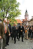 Návštěva krále Kambodže Jeho Výsosti Norodoma Sihamoniho v Českém Krumlově, 20. září 2006, foto: © 2006 Lubor Mrázek 