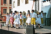 The performances of Childrens' Folk groups, Saint Wenceslas Celebrations in Český Krumlov, 28th September - 1st October 2006, photo: © Lubor Mrázek 