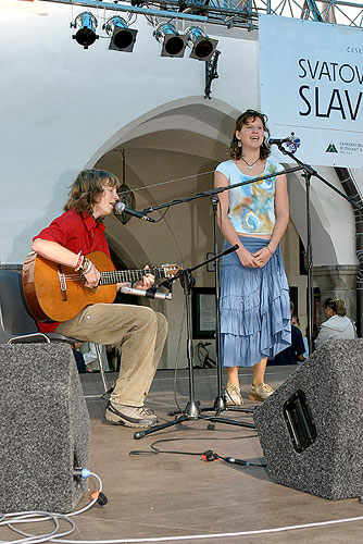 Koncert hvězd - hrají úspěšní účastníci letošní Dětské Porty, Svatováclavské slavnosti v Českém Krumlově, 28.9. - 1.10.2006, foto: © Lubor Mrázek