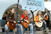 Koncert hvězd - hrají úspěšní účastníci letošní Dětské Porty, Svatováclavské slavnosti v Českém Krumlově, 28.9. - 1.10.2006, foto: © Lubor Mrázek 