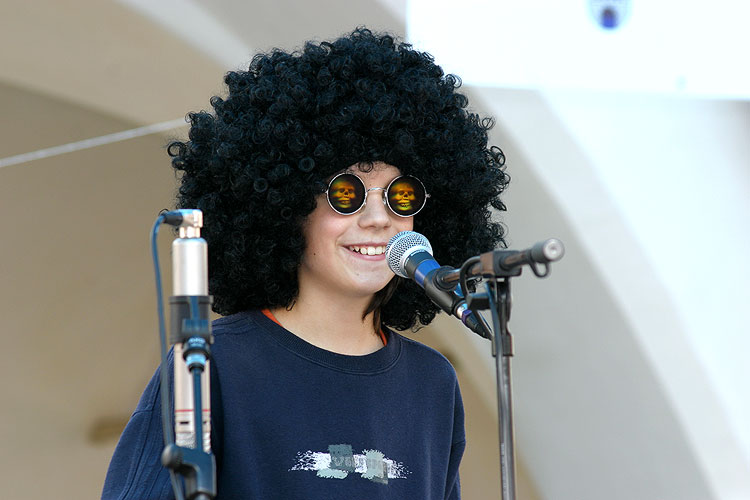 Konzert der Stars - es spielen efolgreiche Teilnehmer der diesjährigen Kinder-Porta, St.-Wenzels-Fest in Český Krumlov, 28.9. - 1.10.2006, Foto: © Lubor Mrázek