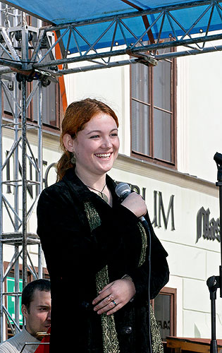 Kokosy Kolín - Sinfonieorchester junger Musiker unter dem Taktstock Jiří Nováks spielt Filmmelodien, St.-Wenzels-Fest in Český Krumlov, 28.9. - 1.10.2006, Foto: © Lubor Mrázek