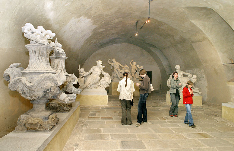 Lapidarium, I. Schlosshof, St.-Wenzels-Nacht der geöffneten Museen und Galerien, St.-Wenzels-Fest in Český Krumlov, 28.9. - 1.10.2006, Foto: © Lubor Mrázek