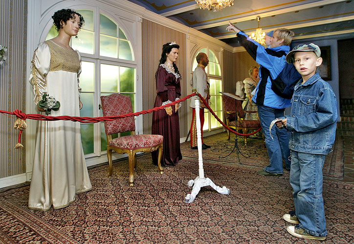 Wax Museum, Kájovská ul., Svatováclavské slavnosti v Českém Krumlově, 28.9. - 1.10.2006, foto: © Lubor Mrázek