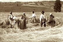 Glöckelberg (Zvonková) – Austellung am Ort der Geschichte, ehemailge Einwohner, Reprofoto: Othmar Hanke 