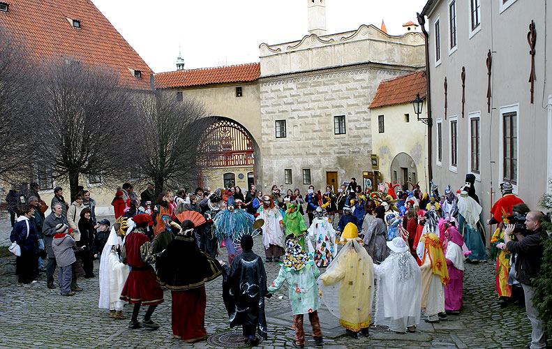 Masopustní průvod v Českém Krumlově, foto: © 2007 Lubor Mrázek