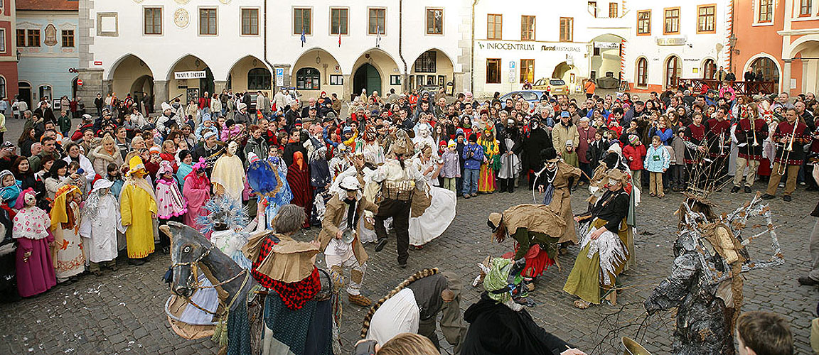 Masopustní průvod v Českém Krumlově, foto: © 2007 Libor Sváček