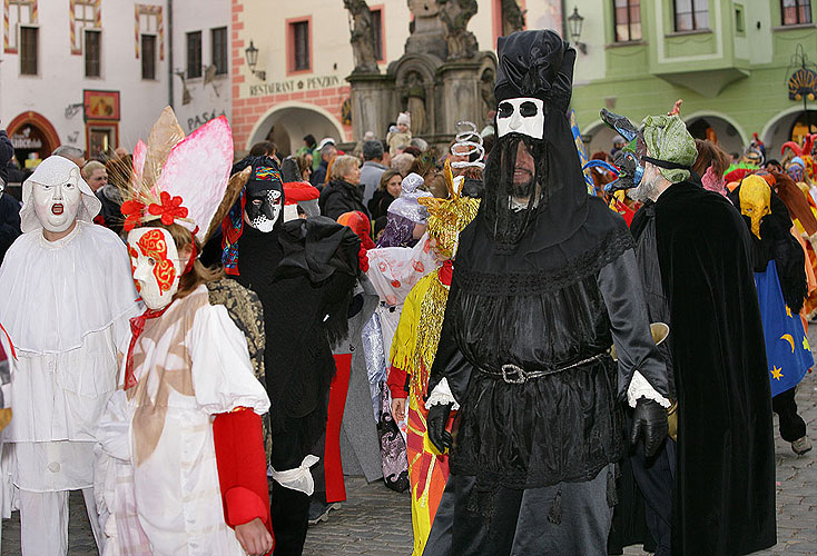 Masopustní průvod v Českém Krumlově, foto: © 2007 Libor Sváček