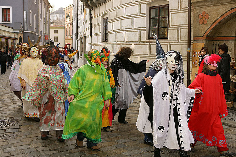 Masopustní průvod v Českém Krumlově, foto: © 2007 Libor Sváček