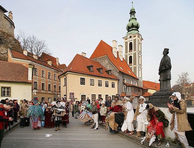 Masopustní průvod v Českém Krumlově, foto: © 2007 Libor Sváček