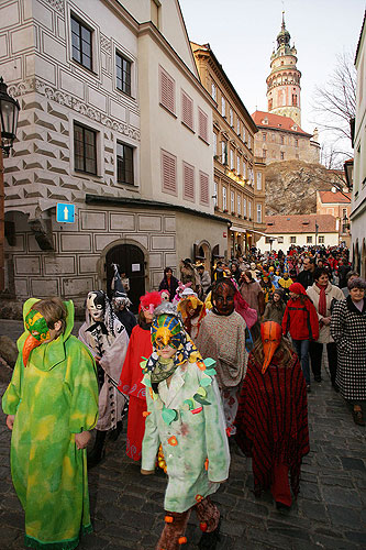 Masopustní průvod v Českém Krumlově, foto: © 2007 Libor Sváček