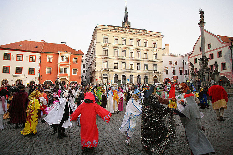 Masopustní průvod v Českém Krumlově, foto: © 2007 Libor Sváček