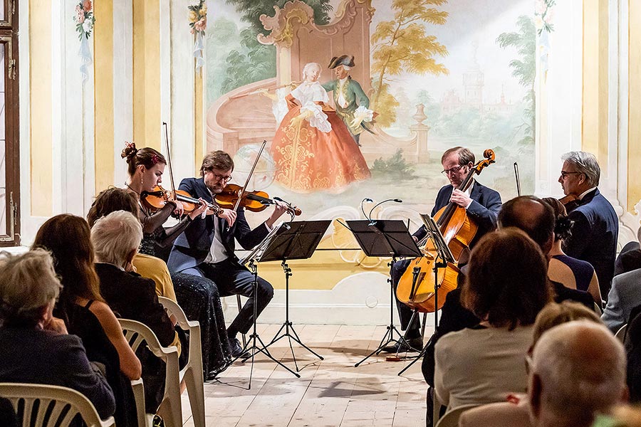 České filharmonické kvarteto - nokturno v letohrádku Bellaria, 29.6.2020, Festival komorní hudby Český Krumlov