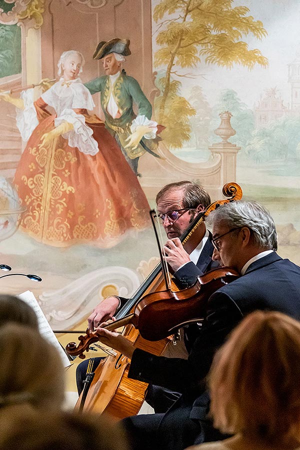 Tschechisches Philharmonisches Quartett - Noturno-Konzert im Luschloß Bellaria, 29.6.2020, Kammermusikfestival Český Krumlov