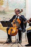 Tschechisches Philharmonisches Quartett - Noturno-Konzert im Luschloß Bellaria, 29.6.2020, Kammermusikfestival Český Krumlov, Foto: Lubor Mrázek