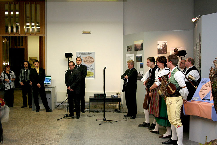 Výstava Šumava - tajemství, nostalgie, příběhy, vernisáž 1.3.3007, Národní zemědělské muzeum Praha, foto: © 2007 Petr Hudičák