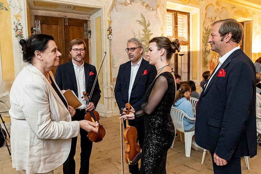 Tschechisches Philharmonisches Quartett - Noturno-Konzert im Luschloß Bellaria, 29.6.2020, Kammermusikfestival Český Krumlov