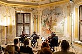 Tschechisches Philharmonisches Quartett - Noturno-Konzert im Luschloß Bellaria, 29.6.2020, Kammermusikfestival Český Krumlov, Foto: Lubor Mrázek