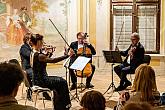 Tschechisches Philharmonisches Quartett - Noturno-Konzert im Luschloß Bellaria, 29.6.2020, Kammermusikfestival Český Krumlov, Foto: Lubor Mrázek