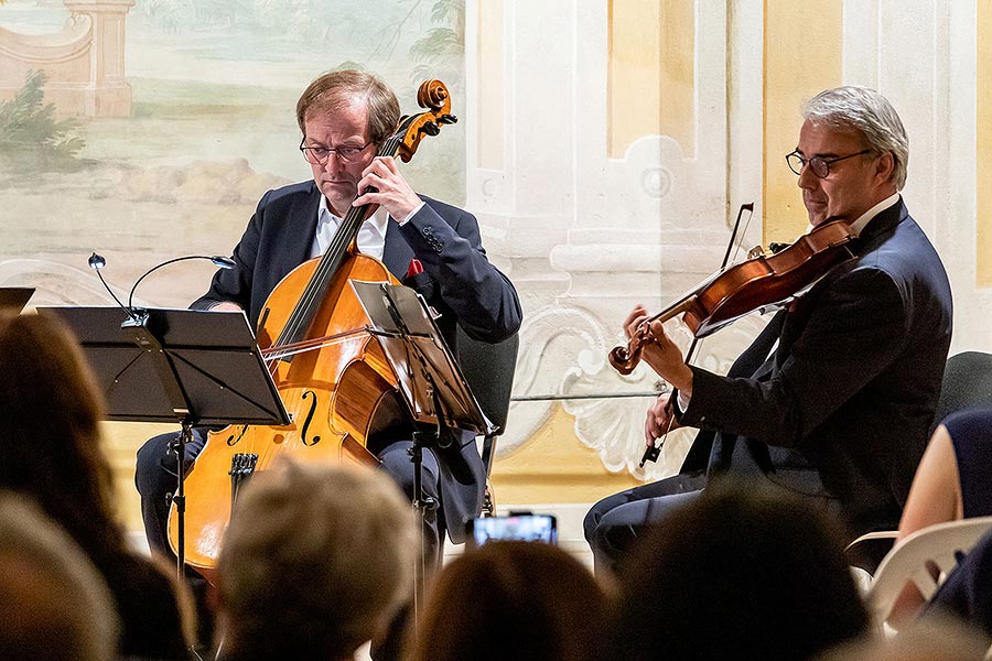 Tschechisches Philharmonisches Quartett - Noturno-Konzert im Luschloß Bellaria, 29.6.2020, Kammermusikfestival Český Krumlov