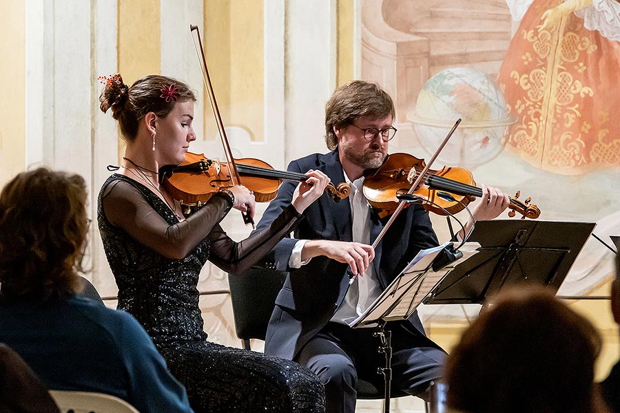 Tschechisches Philharmonisches Quartett - Noturno-Konzert im Luschloß Bellaria, 29.6.2020, Kammermusikfestival Český Krumlov