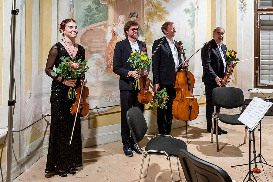 Tschechisches Philharmonisches Quartett - Noturno-Konzert im Luschloß Bellaria, 29.6.2020, Kammermusikfestival Český Krumlov