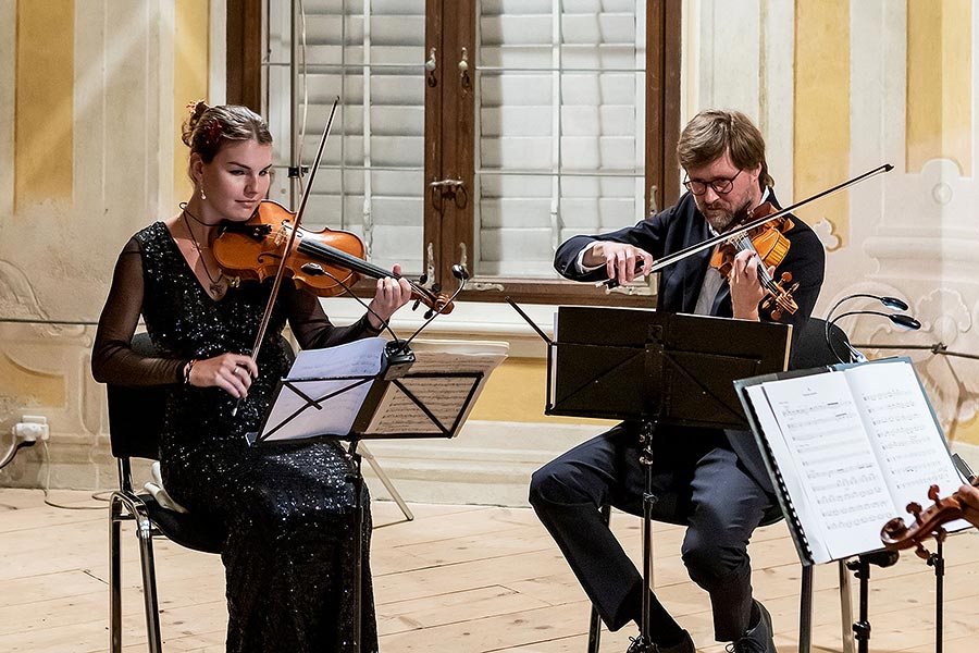 České filharmonické kvarteto - nokturno v letohrádku Bellaria, 29.6.2020, Festival komorní hudby Český Krumlov