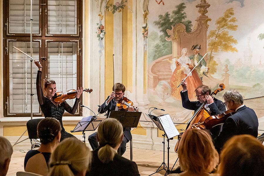 České filharmonické kvarteto - nokturno v letohrádku Bellaria, 29.6.2020, Festival komorní hudby Český Krumlov