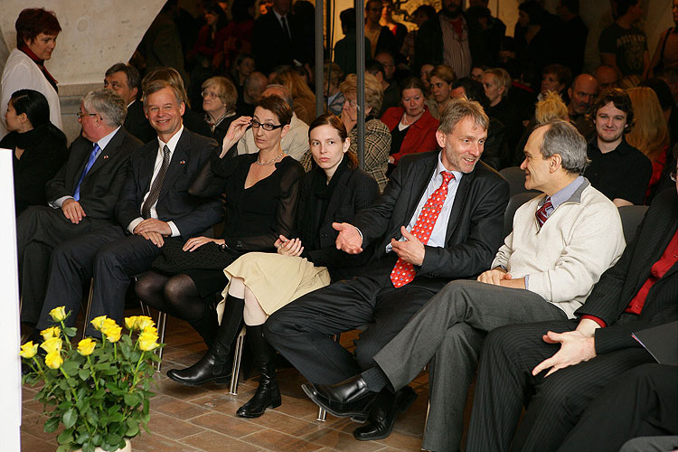 Egon Schiele Art Centrum - Opening of the exhibitions for year 2007 - Keith Haring (1958-1990, New York), Young Artists from New York 2007, Petr Kvíčala (b. 1960, Brno), 6th April 2007, photo: © 2007 Libor Sváček